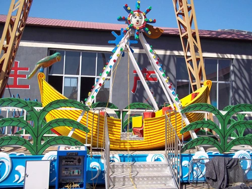 Atractivos niños pequeños de diversiones Pirate Ship Viking Boat Rides para Parque infantil al aire libre