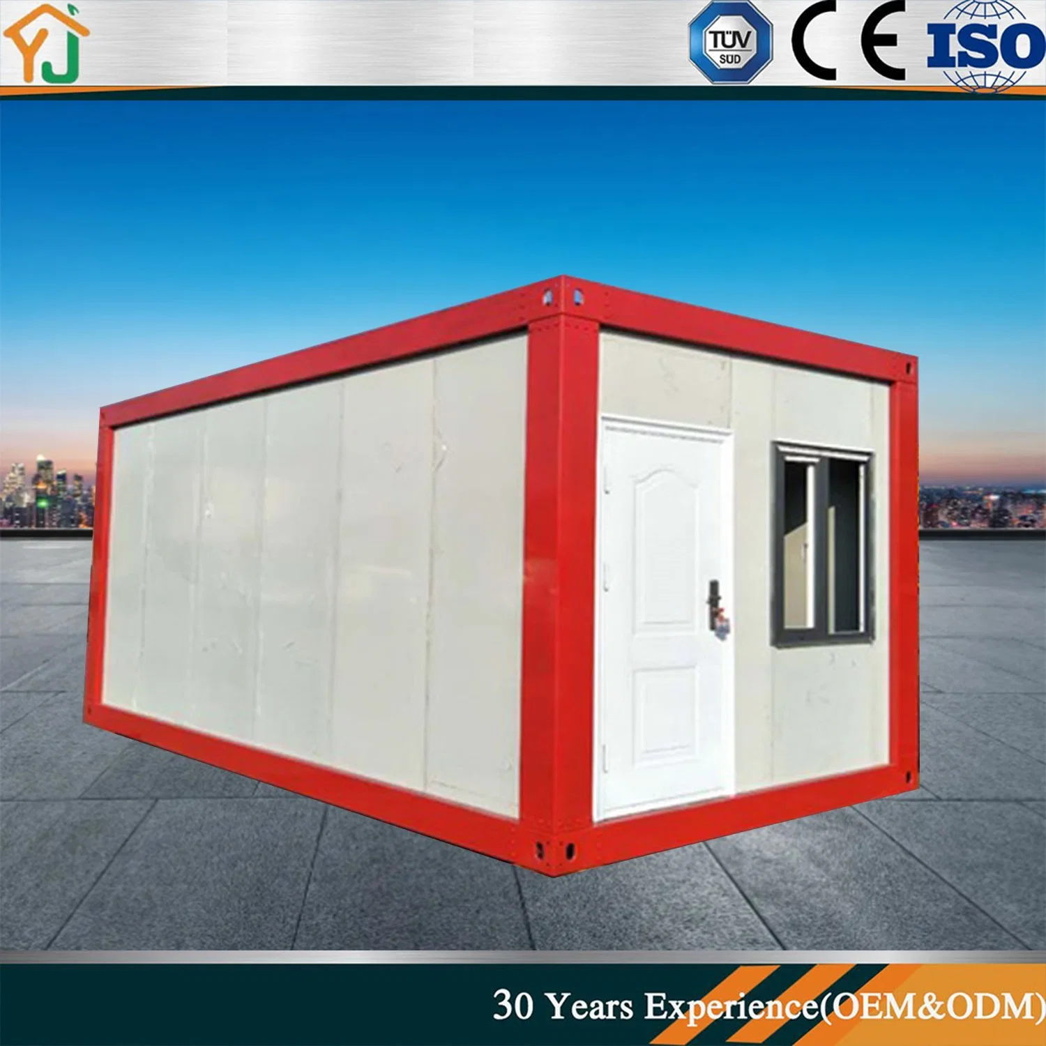 Customized and Convenient Assembly of Low-Cost Modular Residential Prefabricated Containers, Prefabricated Flat Packaging Buildings, Integrated Houses