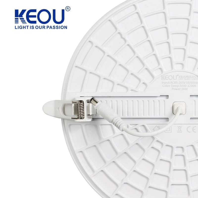 Keou Conception de brevet 9W 18W 24W 36W Lumière de panneau LED en gros en aluminium Chine LED.