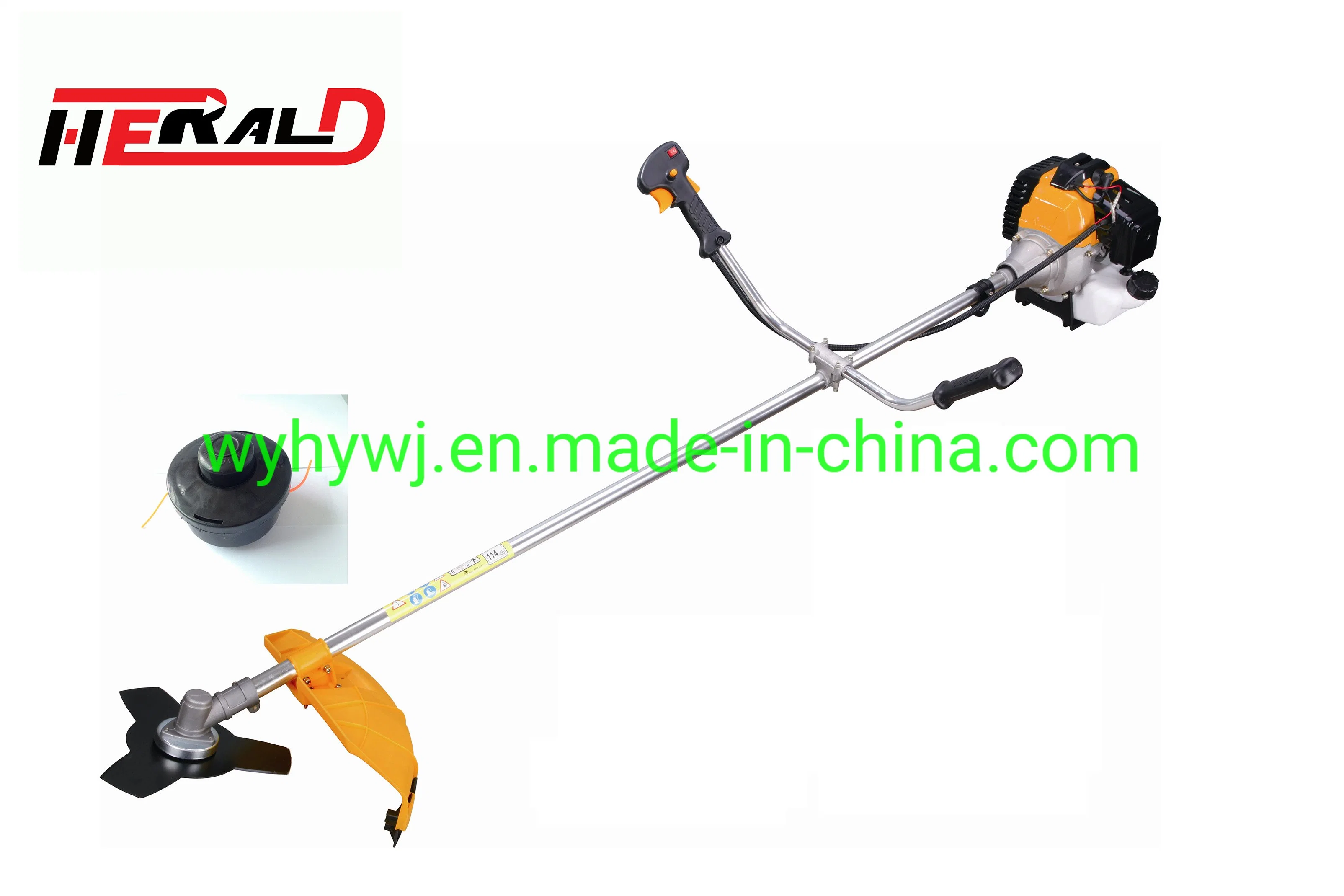 1 Cylinder 2 Stroke 52cc Gasoline Brush Cutters Hy-415 Garden Tools with 3t Blades