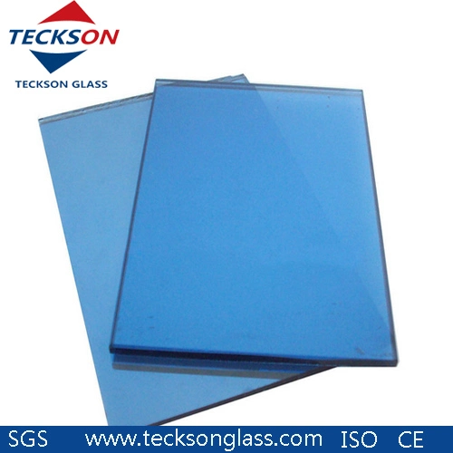 4/5/6/8/10/12mm Colored Ford Blue Tinted Tempered Float Sheet Glass