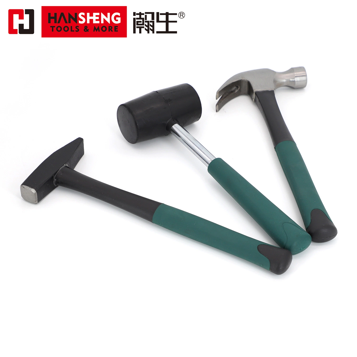 Professional Hand Tool, Hardware Tools, Made of CRV or High Carbon Steel, Rubber Hammer