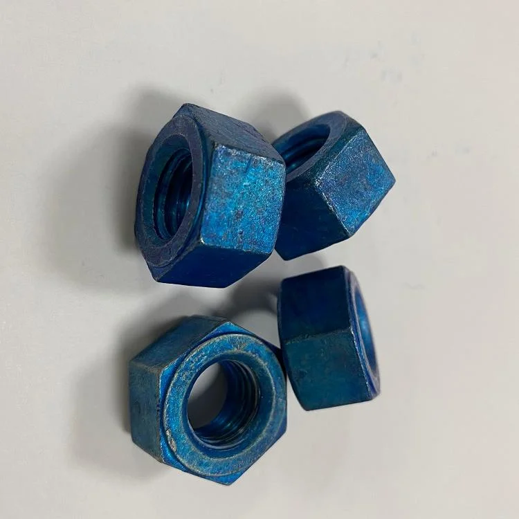 Factory Direct Hexagon Nut Hex Nuts with Blue Wax DIN934