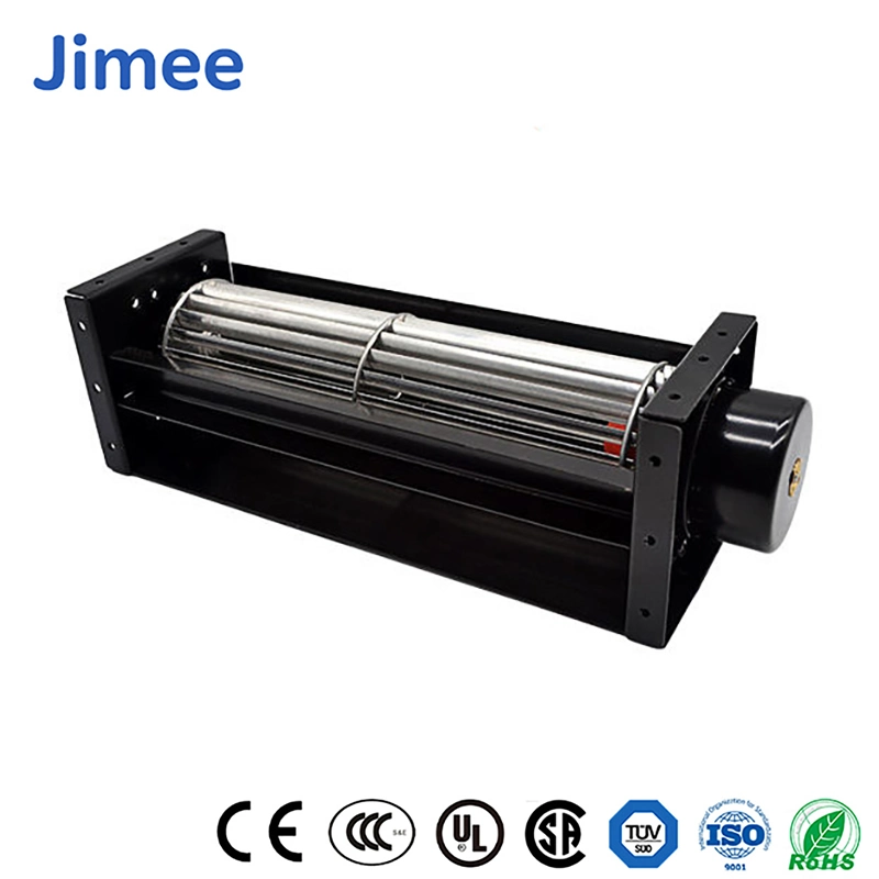 Jimee Motor China Blower Manufacturers Free Sample Wholesale/Supplier Hand Air Blower Jm-9K 1300/1400 (RPM) Speed DC Tangential Blower for Freezer and Refrigerator