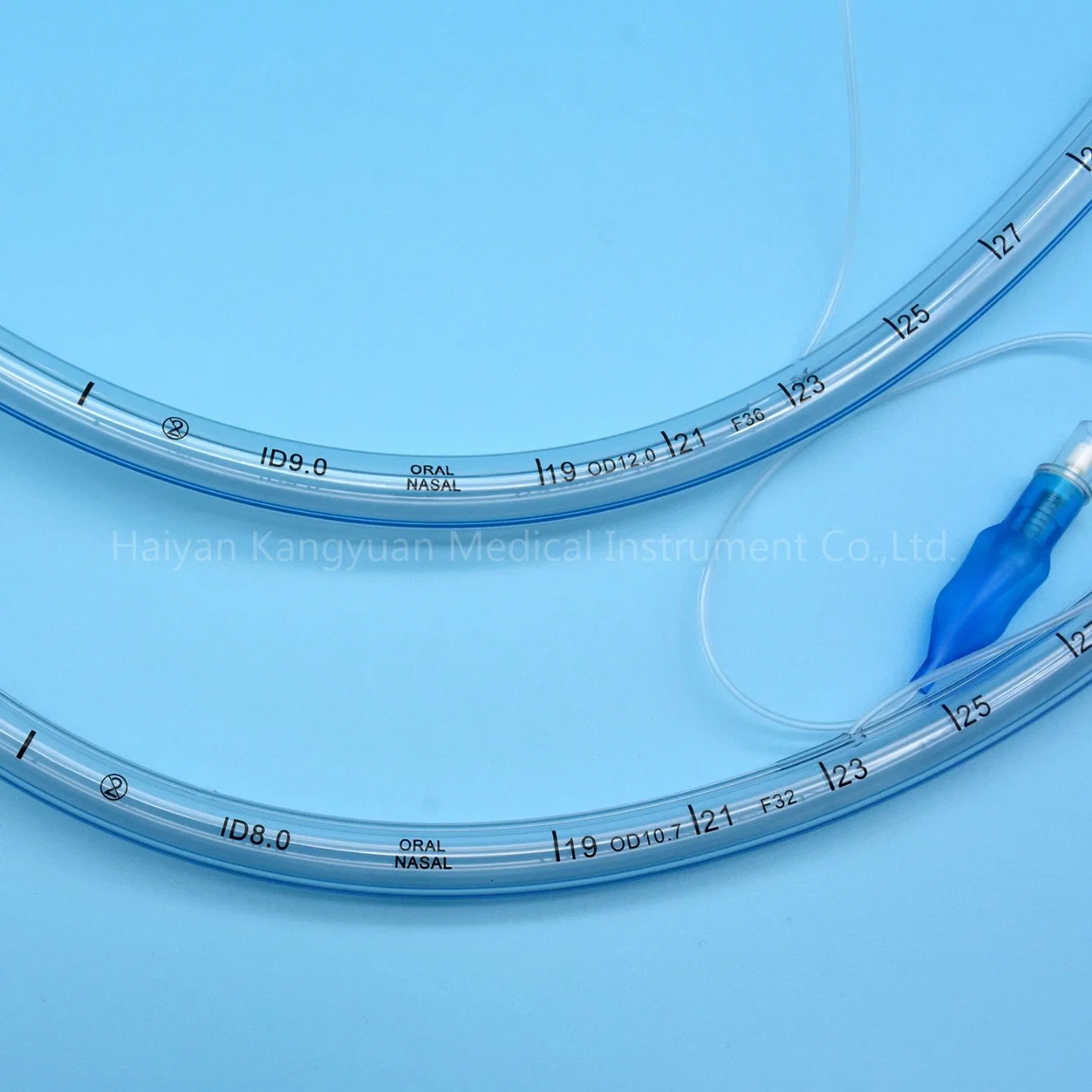 Des sondes endotrachéales menotté haut volume standard en PVC de basse pression