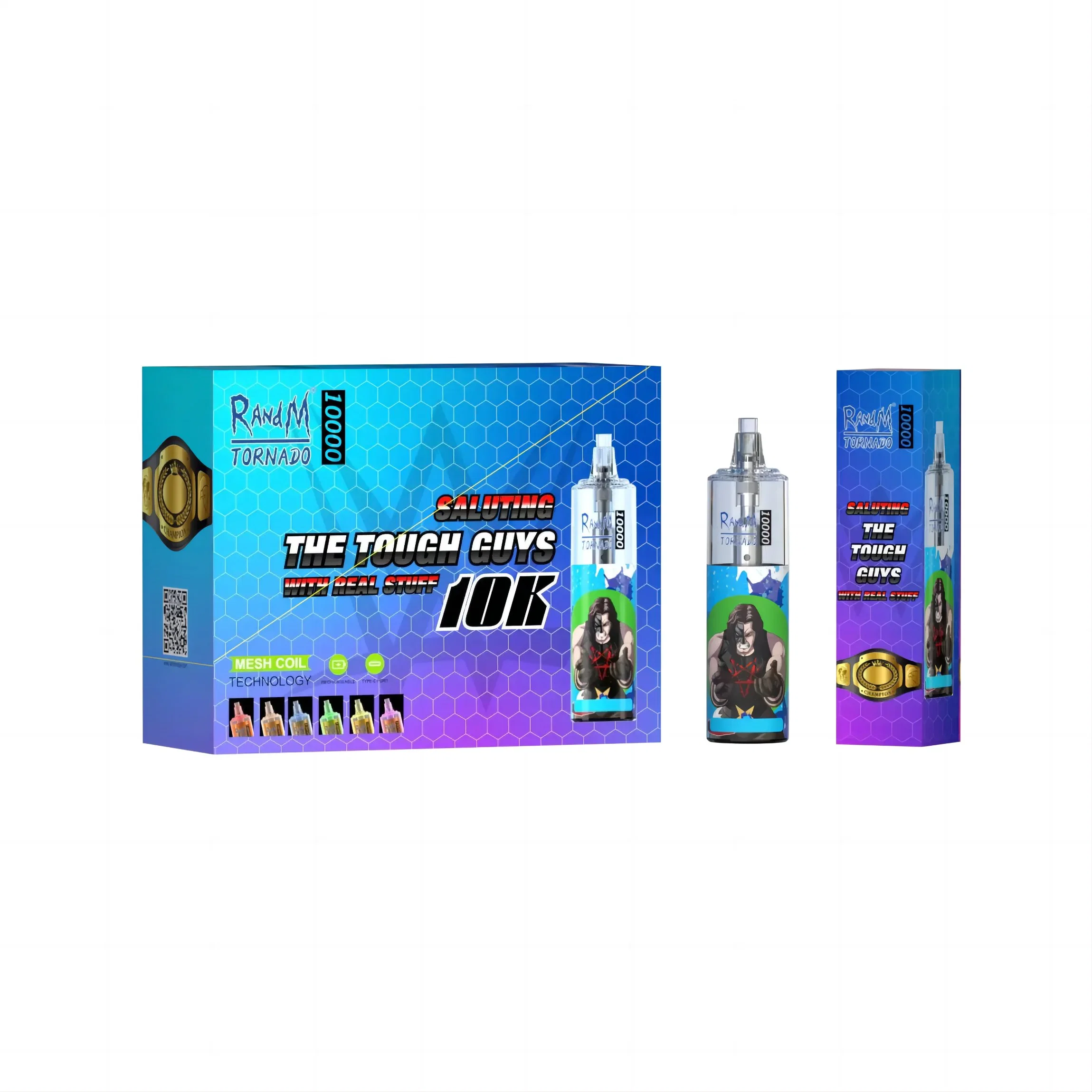 Mode Großhandel/Lieferant Randm Tornado 10000 Puff 20ml Akku 2% 5% Nic E Zigarettenstift Randm Tornado 10K Puffs Einweg Vape