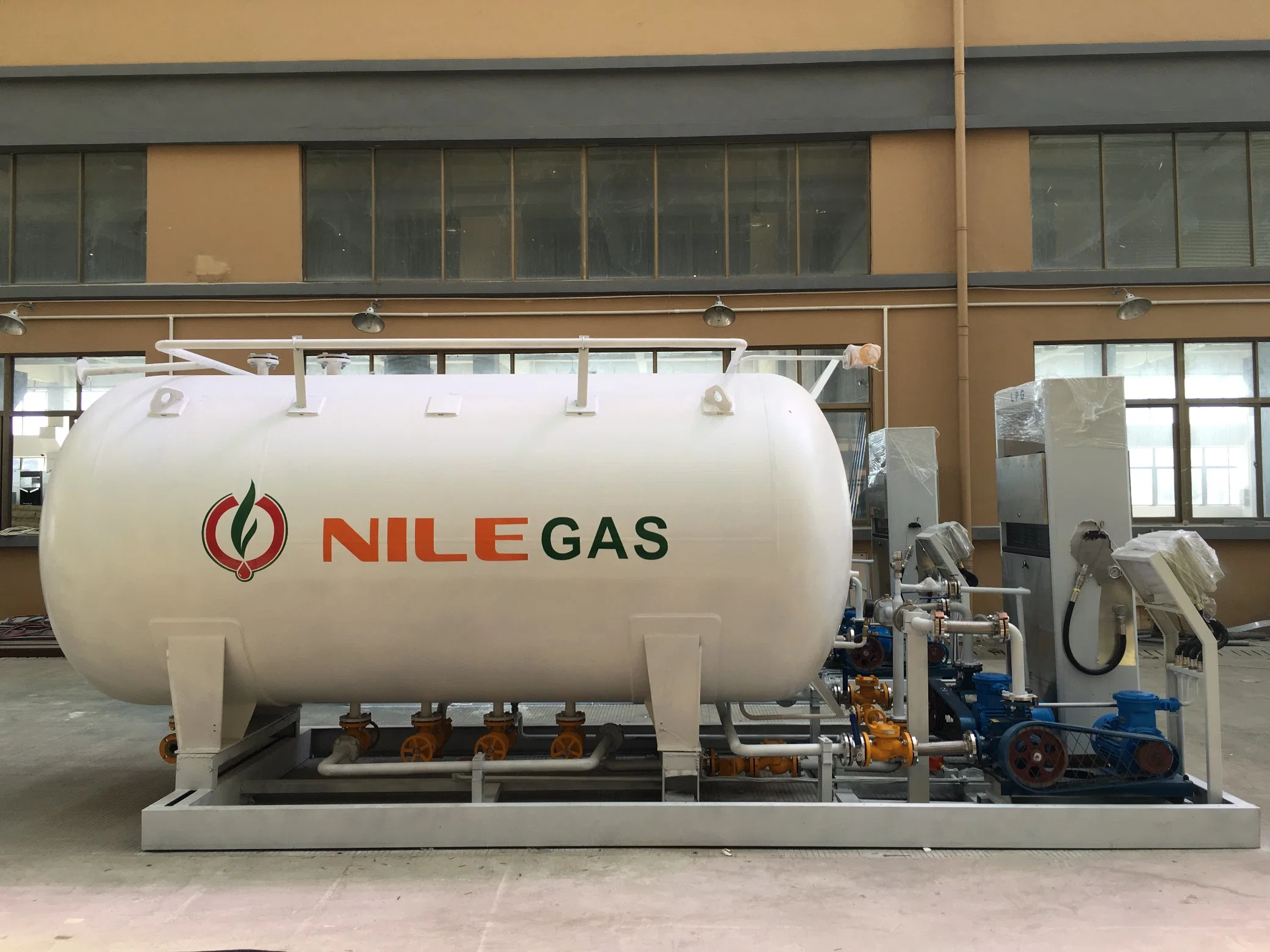 الزحافات الصغيرة لتعبئة LPG المحمول20 قدمًا و40 قدمًا