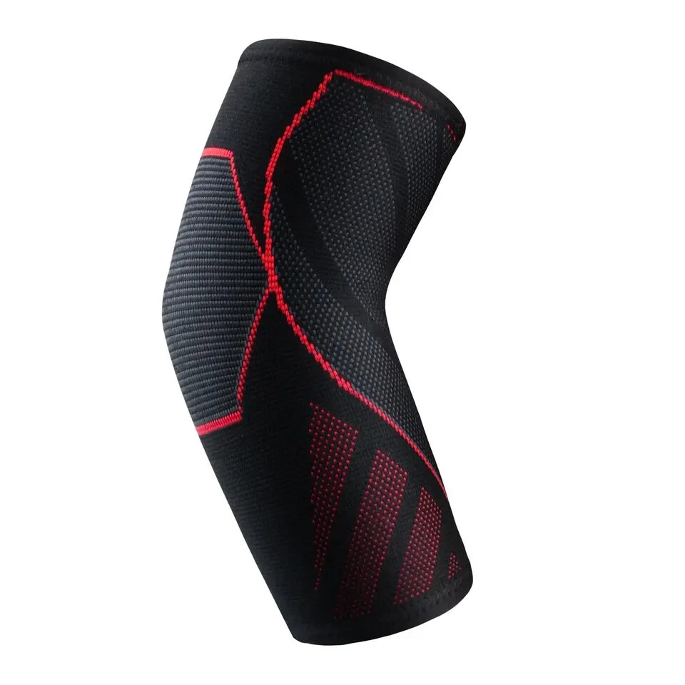 Hot Sale Non-Slip Elastic Arm Elbow Sleeve Brace Knitted Elbow Support Pads for Tennis