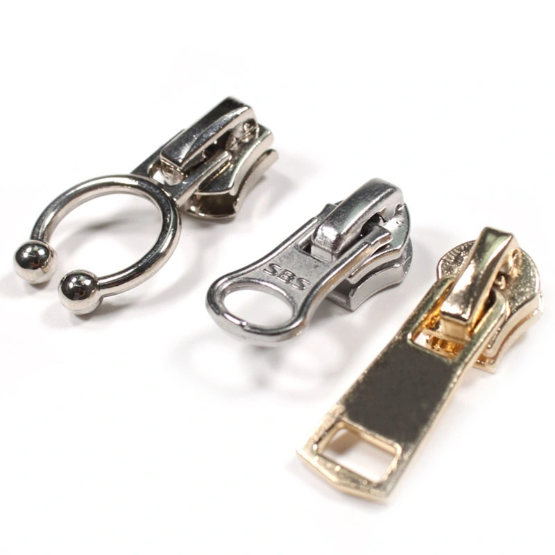 Wholesale/Supplier Cheap Price High quality/High cost performance  Cord Lock Waterproof #3/#5/#7 Metal Alloy Zipper Slider