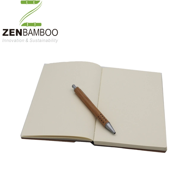 Eco Friendly Bamboo Notebook with Pen