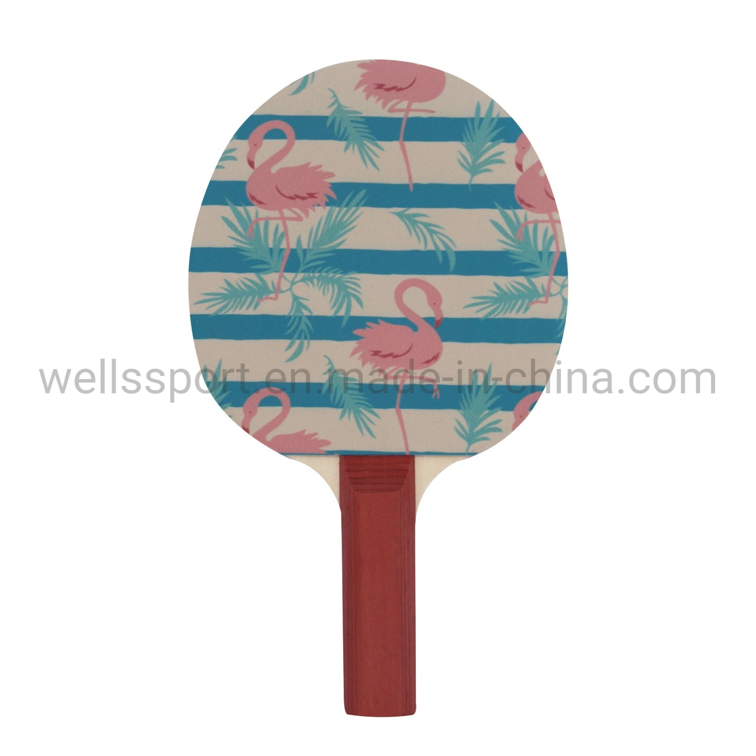 FSC de goma de la impresión de diseño personalizado de raqueta de tenis de mesa de Ping Pong paletas de colores Bat