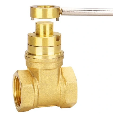 Threaded Magnetic Lock Brass Gate Valve/Brass Magnetic Lock Brass Gate Valve