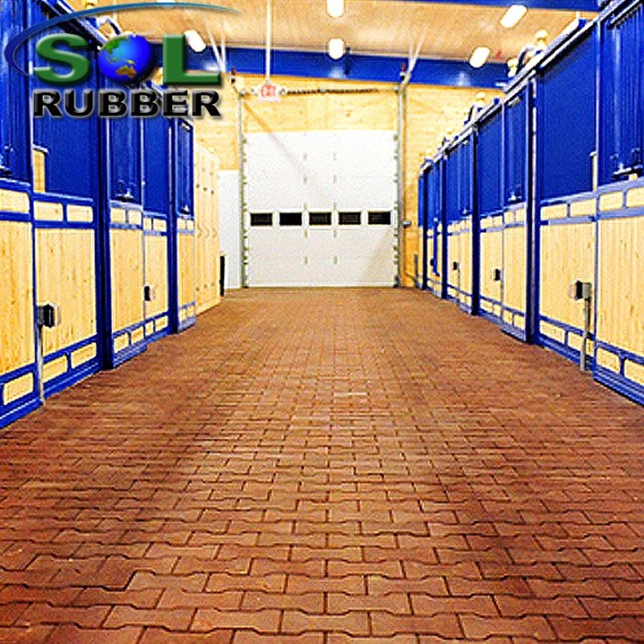 Racecourse Horse Paths Dog Bone Outdoor Rubber Paver