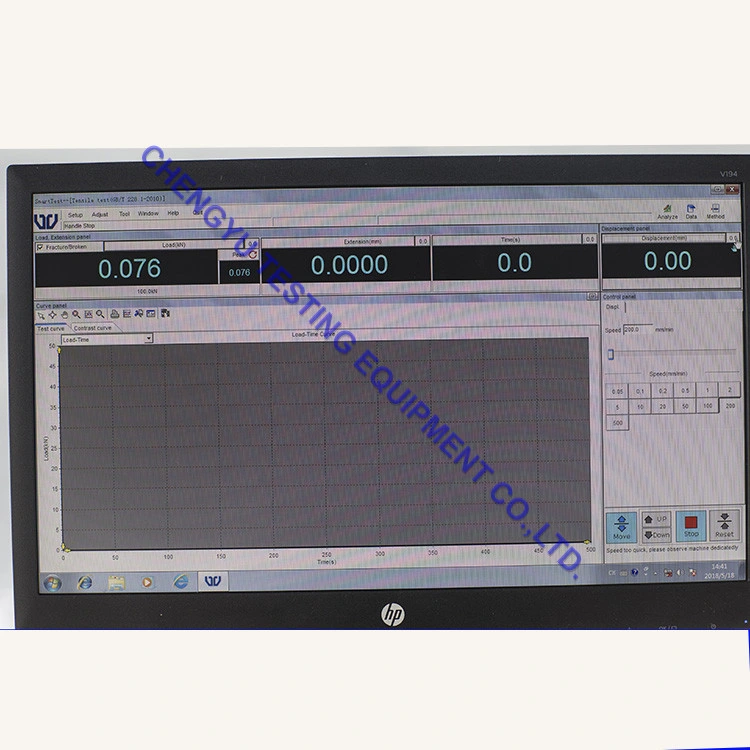 High-Quality Electronic Dual-Space Hydraulic Tensile Testing Machine with Manual Clamping Device for Laboratory