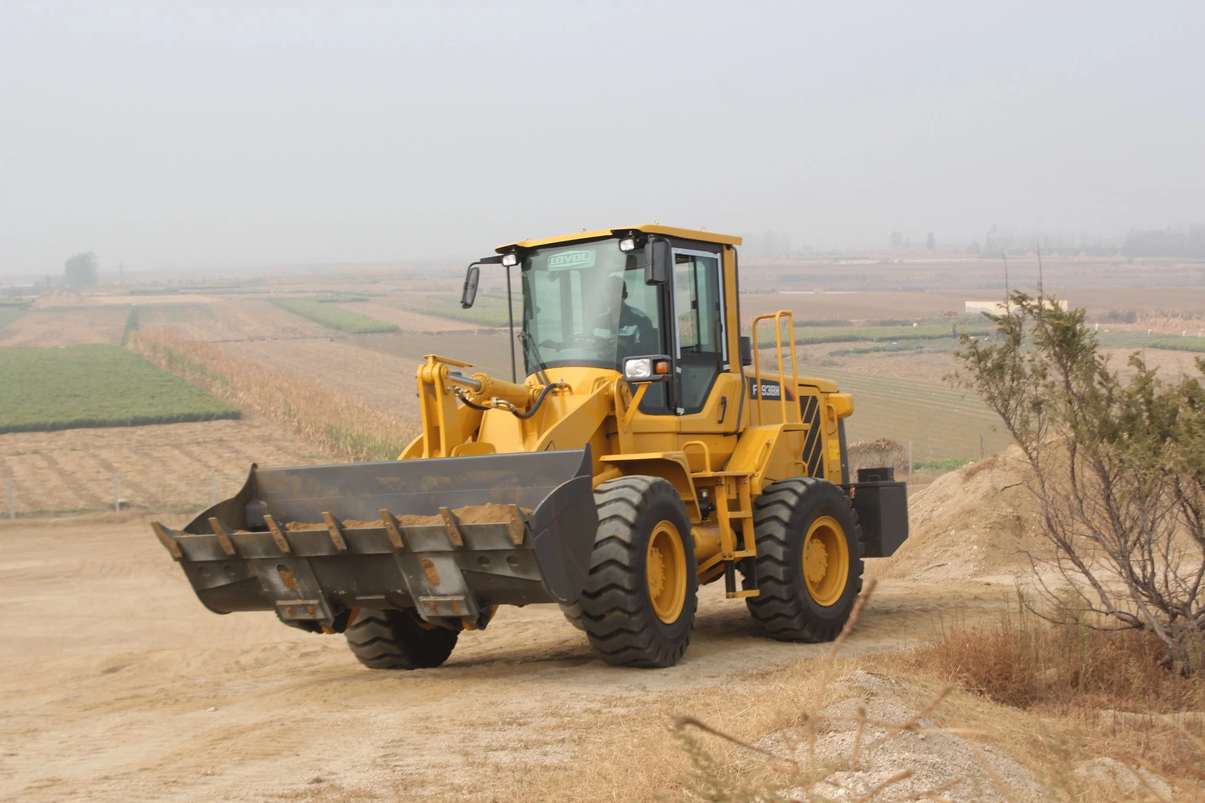 Foton 5t 3m3 nuevo de la cuchara cargadora de ruedas con motor Weichai FL955 maquinaria de construcción