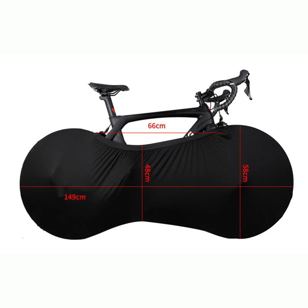 Universal Elastic Bicycle Protective Cover Wheel Frame Waterproof Dustproof Anti-Scratch Mountain Bike PVC Cover Esg13237