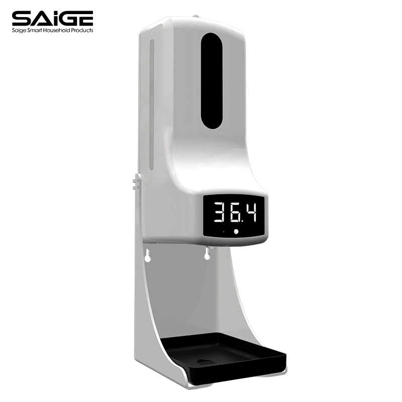 Saige 1000ml K9PRO Plastic Automatic Alcohol Spray Soap Dispenser with Stand