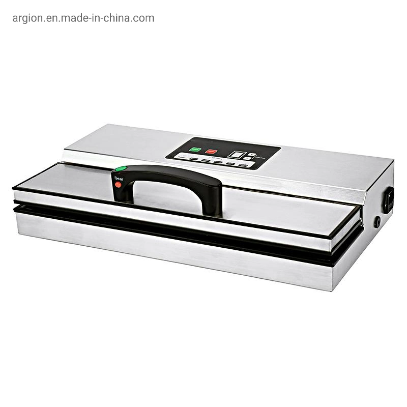 Kitchen Equipment Stainless Steel Automatic Vacuum Packing Machine with Cutter Box