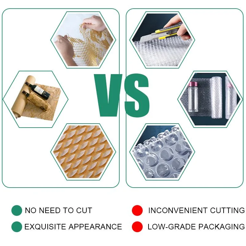 Easy to Operation Kraft Packaging Roll Dispenser Wrapping Paper Honeycomb Making Machine