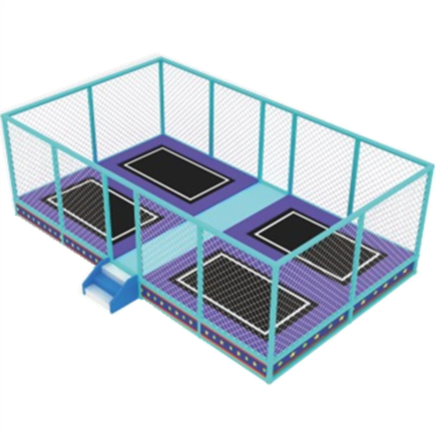 Customized Indoor Adult Fitness Trampoline Park Equipment Outdoor Kids Playground