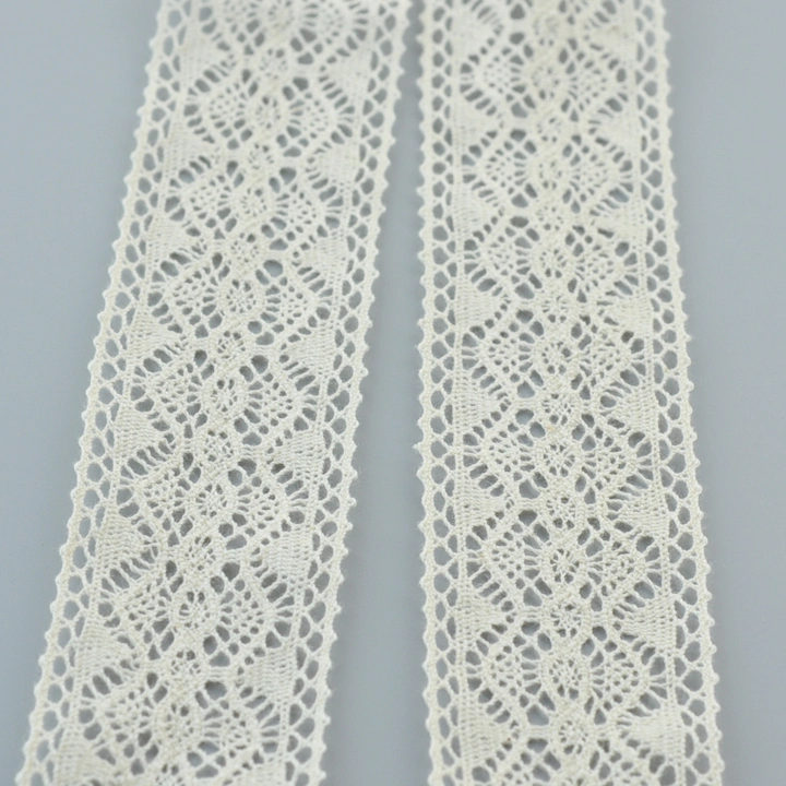 Free Sample Geometry Cotton Lace Trimming Garment Accessories