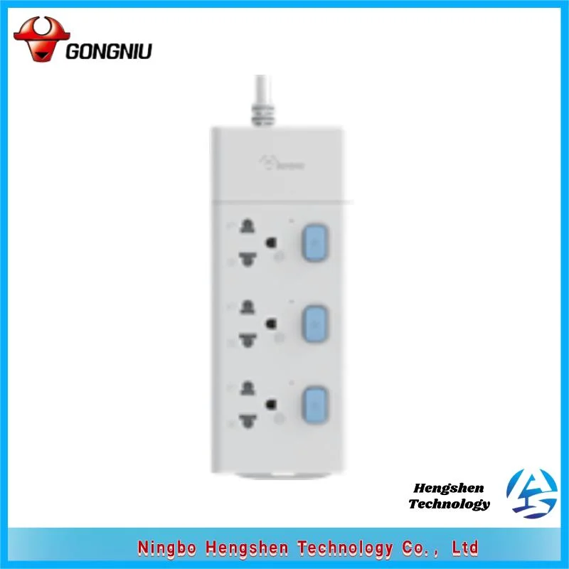 Hot Selling British Power Strip Socket Outlet with LED Display Light 4 Ports USB Plug Expansion Socket