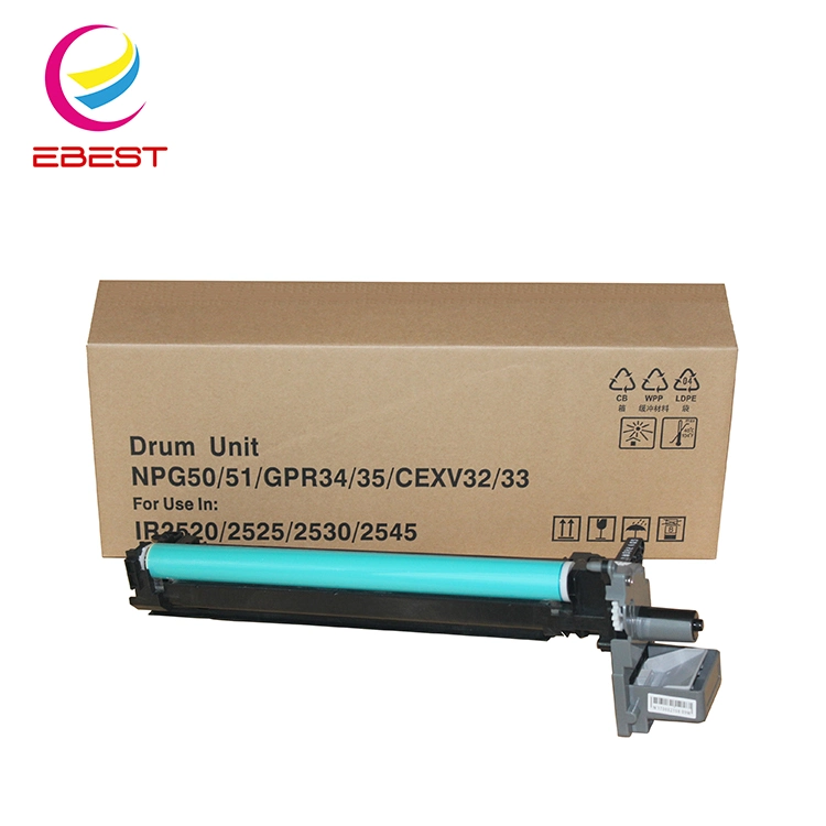 Ebest Drum Cartridge Npg50 51 Gpr34 35 Exv32 33 Drum Unit for Canon IR2520 2525 2530 2535 2545 Drum Kit Photocopier Spare Parts