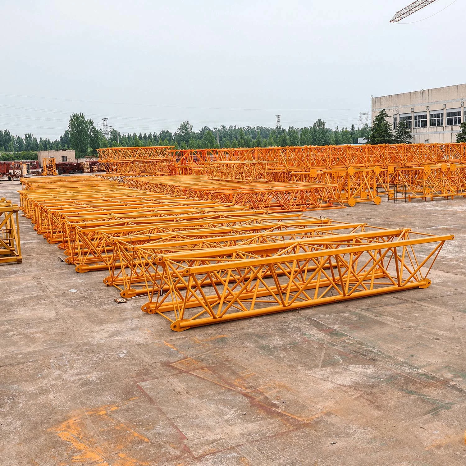 Factory Price Hot Sale 8t 60m Jib Length Flat-Top Hydraulic Tower Crane