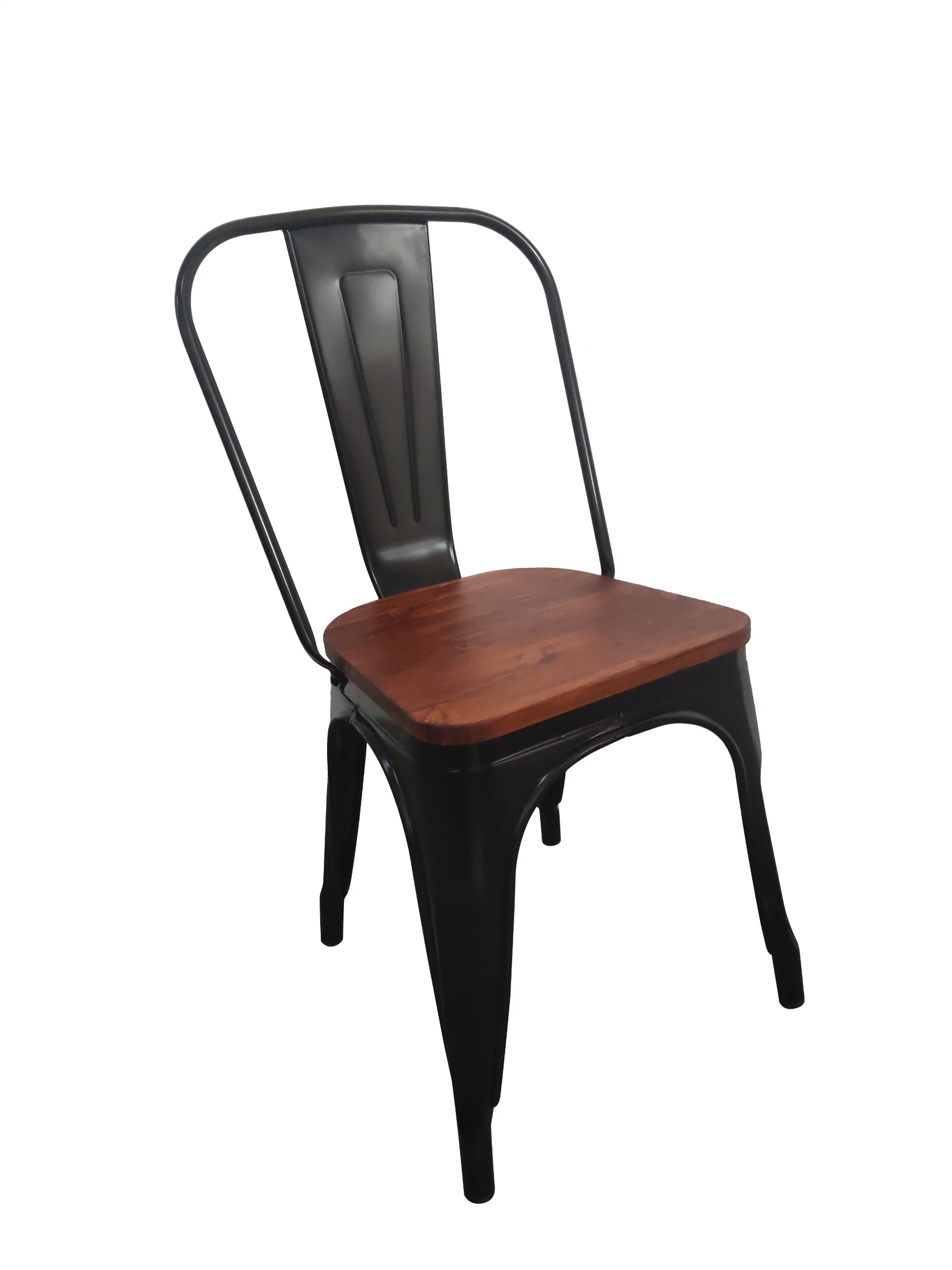 Wholesale Cheap Chairs Modern Industrial Steel Industrial Restaurant Dining Chair Vintage Metal Industrial Cafe Chair