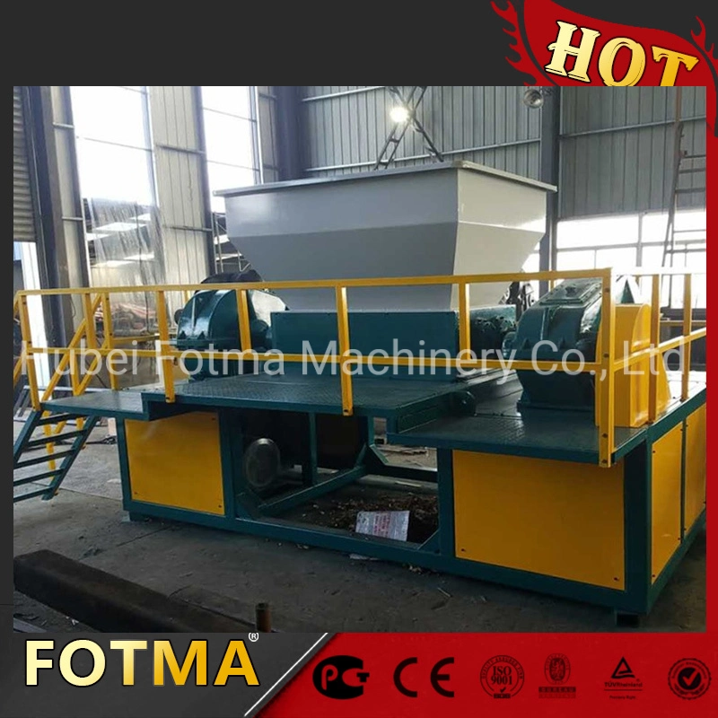 Double Shafts Empty Bunch/Fruit/Coconut/Palm Crusher Machine