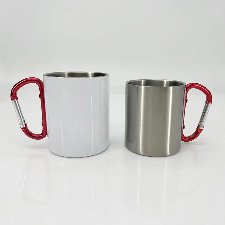 Cross-Border Outdoor Double-Layer Stainless Steel Handy Water Cup