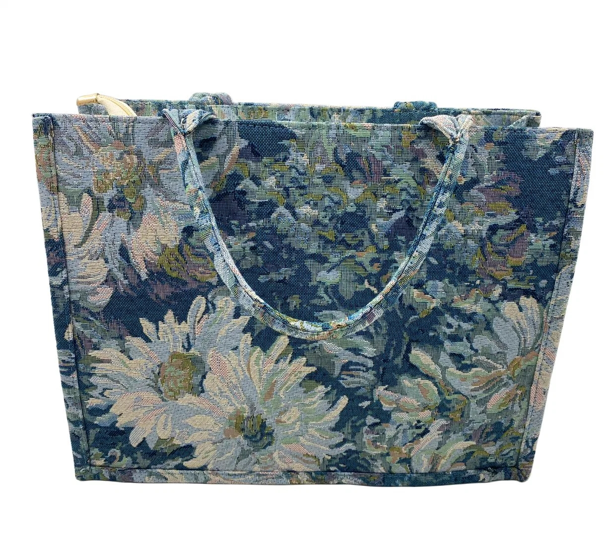 Jacqard Canvas Designer Branded Women's Ladies Handbag Shopping Bags Fd917-1