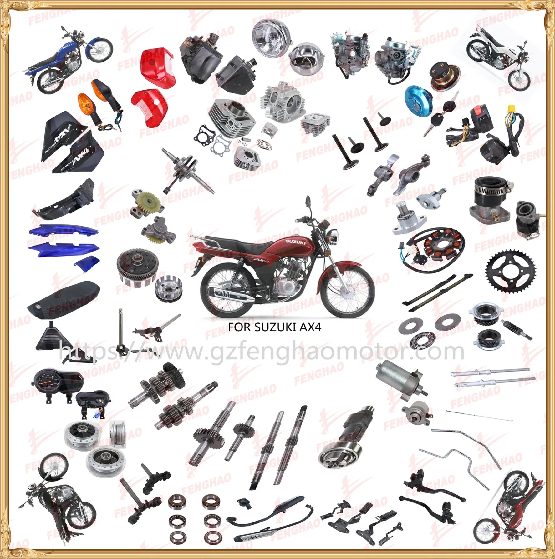 Cbf150-Kvx/Cbf150-KTT Motorrad Motorteile Zylinderblock Kit Kurbelwelle für Honda