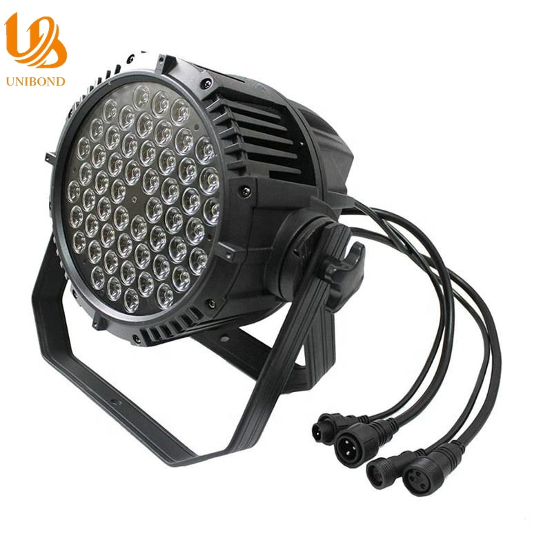 54PCS 3W 54X3w LED PAR Light Stage Lights Outdoor IP65 Waterproof LED PAR Light for Party Wedding Disco Night Club