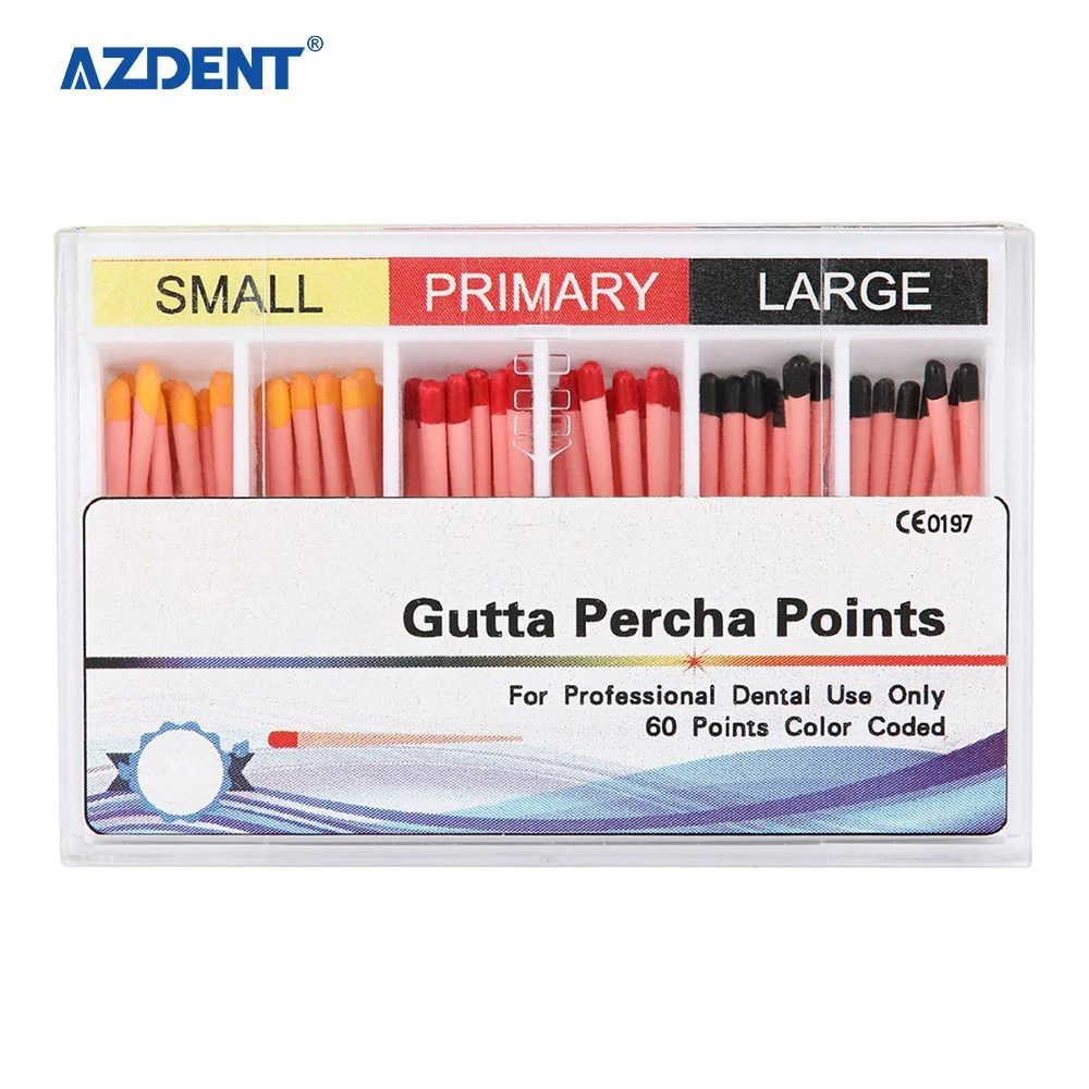 Factory Price Universal Dental Absorbent Gutta Percha Points 60 PCS