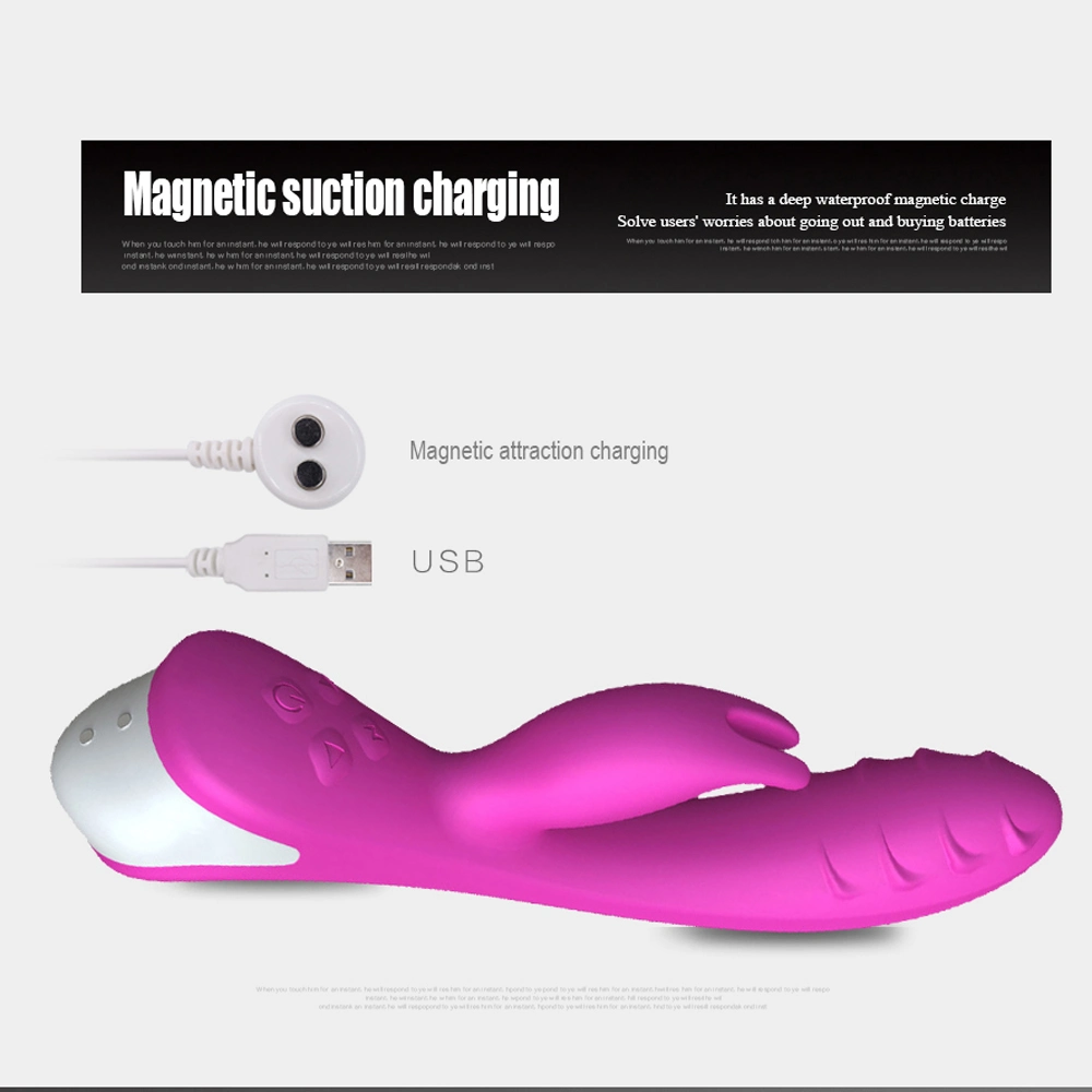 Mini vibrateur électrique lapin silicone pliables