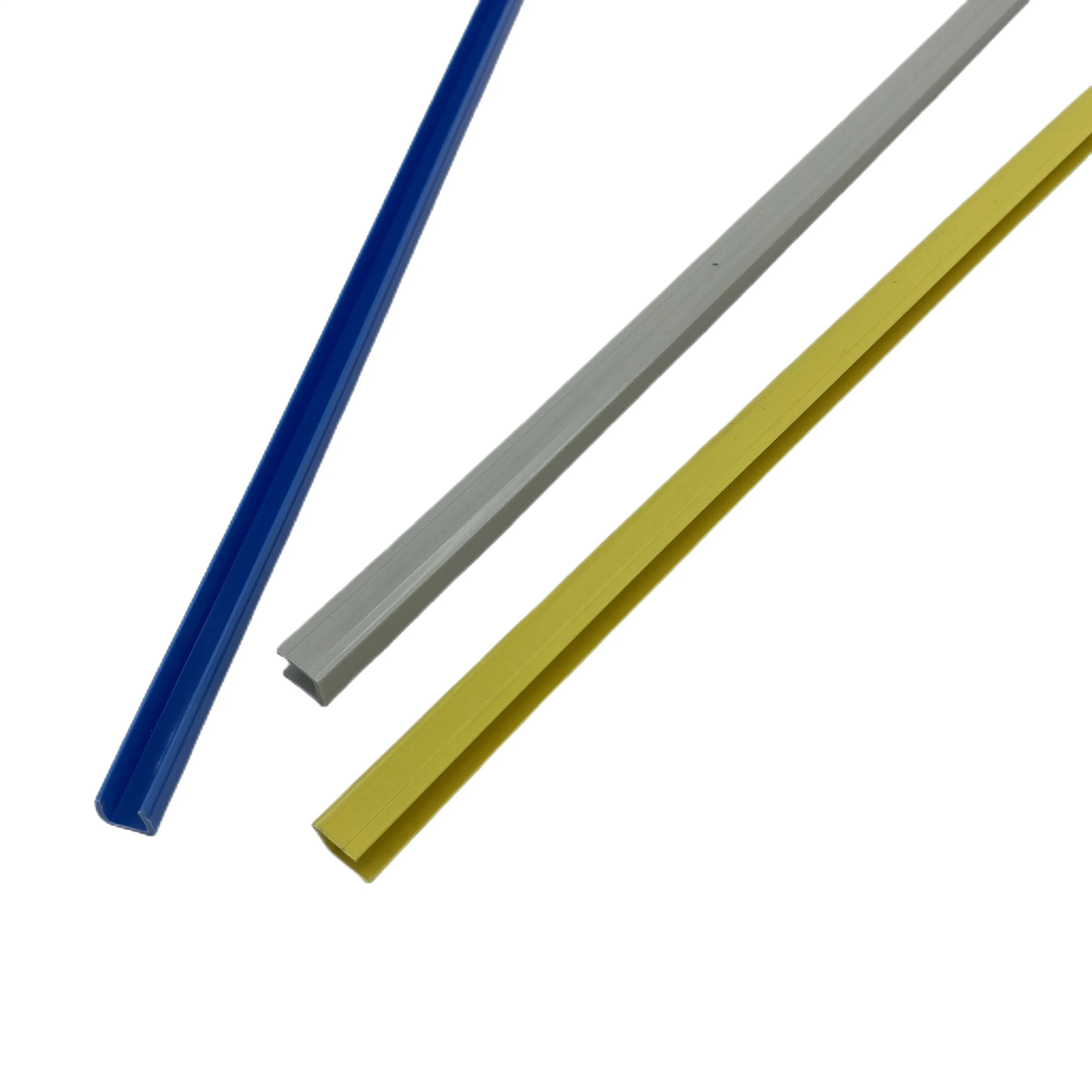 Custom U Shaped PVC/ABS/PC Polycarbonate Plastic Extrusions Extruded Profiles for Building