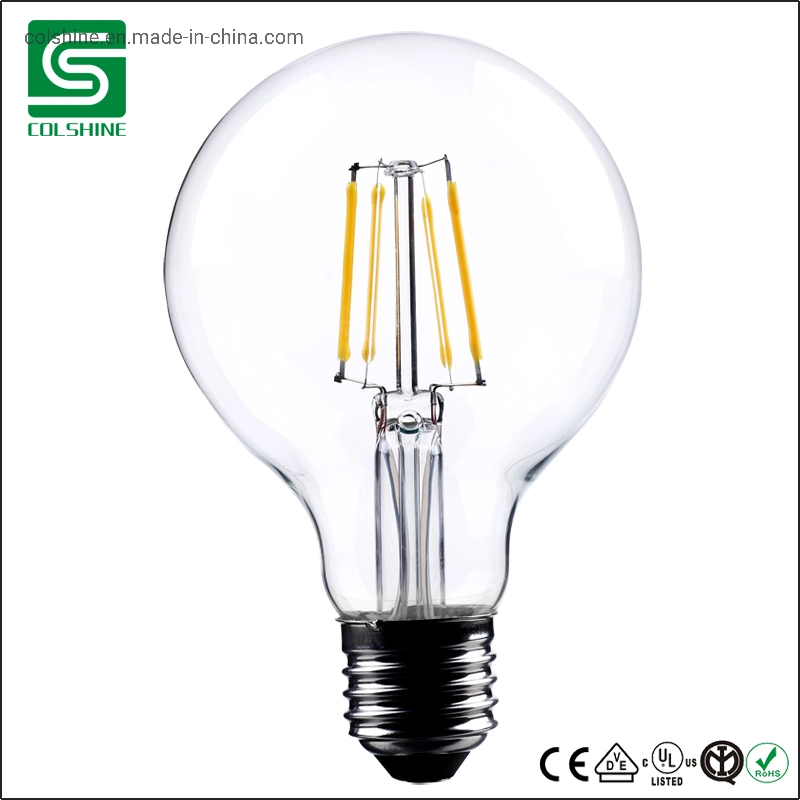 230V E27 G80 LED Filament LED Globe Bulb for Home Decoration
