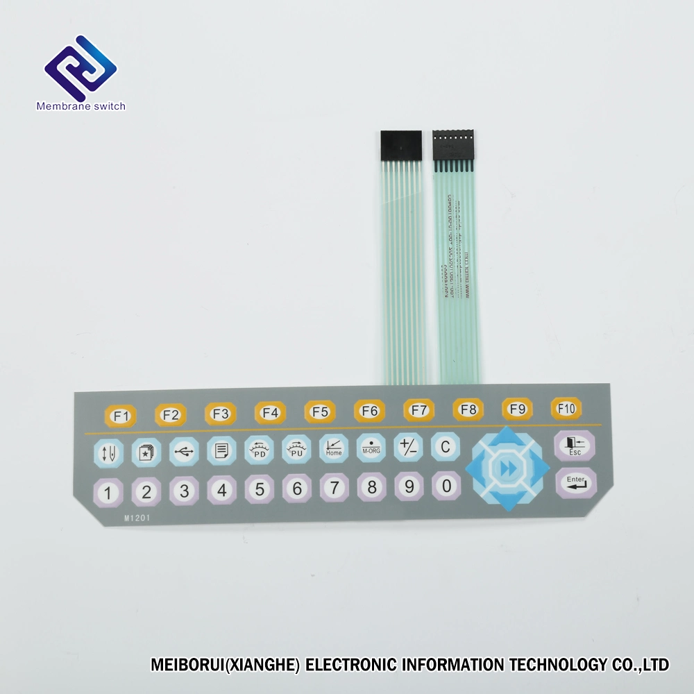 Customized Waterproof Membrane Switch Keypad/Keyboard Digital /Silk Printing Manufacturer
