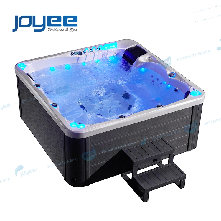 Joyee 6 Persons SPA Whirlpool Outdoor Hot Tub Water Equipment Relax Massage Bathtub Pool