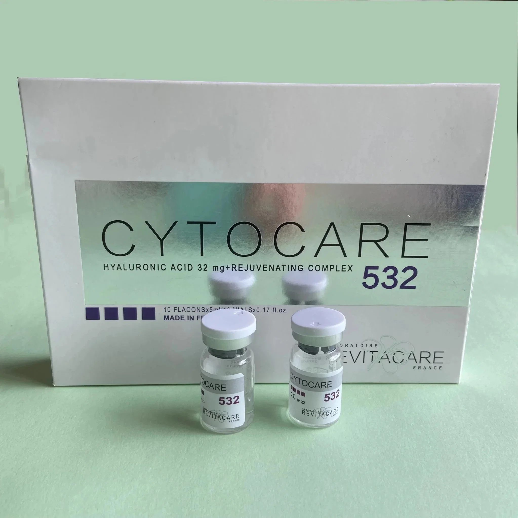 Hyaluronic Acid Injectable Dermal Fillers Cytocare 5 Vials 10 Vials Anti-Wrinkles High Hydration Glutathione Injection