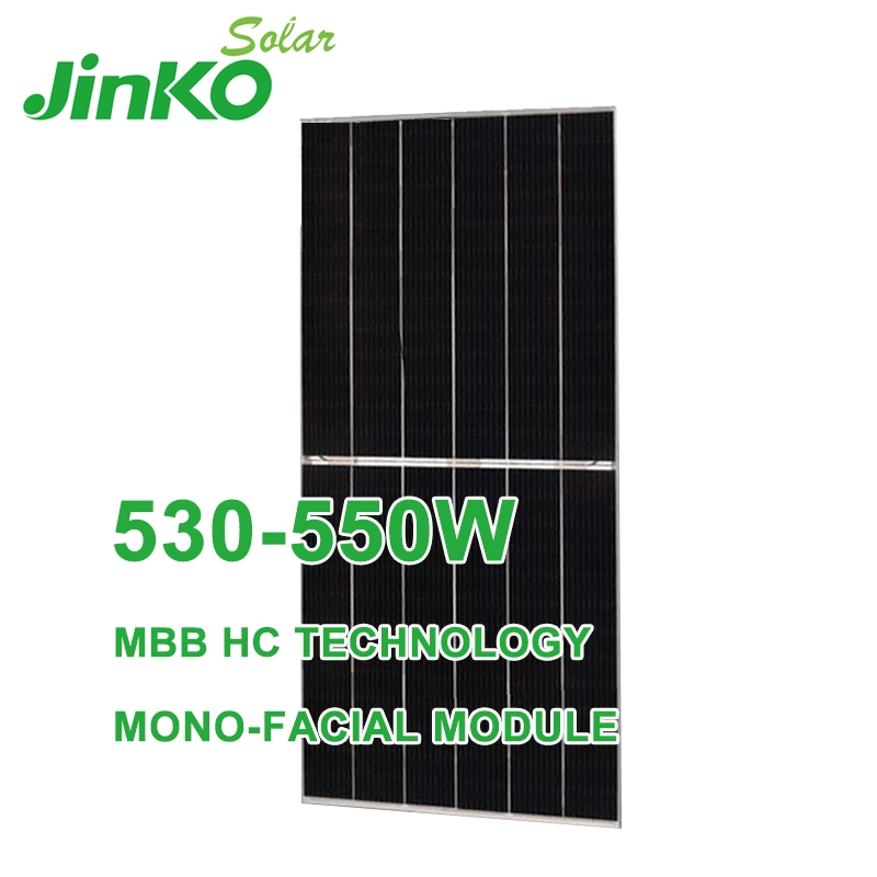 Jinko 530W 540W 550W preto cheio de energia renovável Painel Solar