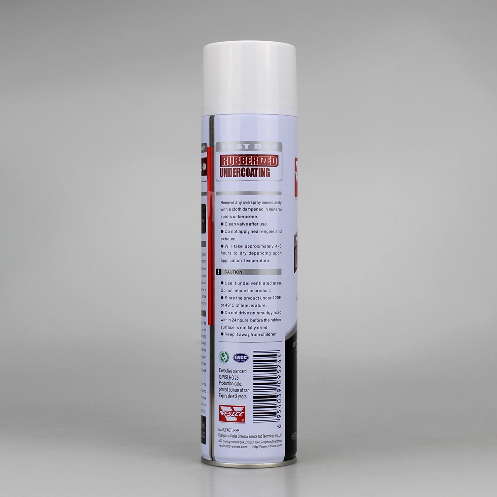 Car Rubberized Undercoating Corrosion Protection Rust Proof Undercoating Spray 650ml