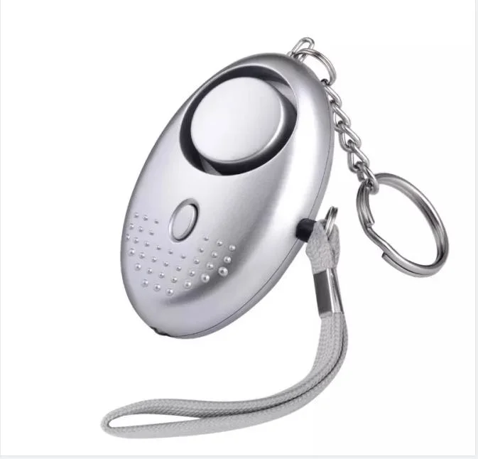 Sirene de alarme pessoal música 130dB Safesound Chaveiro personalizado personalizada de luz LED de alarmes para Mulheres