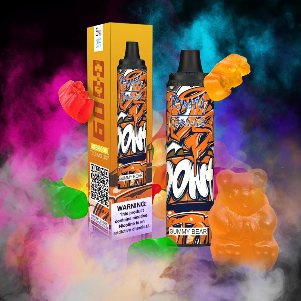 Top Selling Randm Tornado 6000 Puffs Wiederaufladbare Guten Geschmack 30 Geschmacksrichtungen auf Lager Einweg-Vape