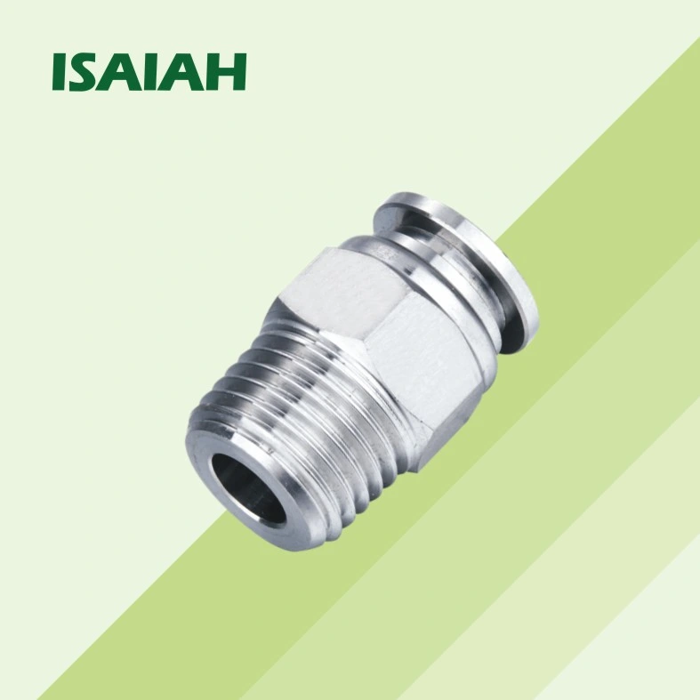 Isaiah Brand Metric Threaded 316L Stainless Steel Tube Fitting Fluid Air Water Steam