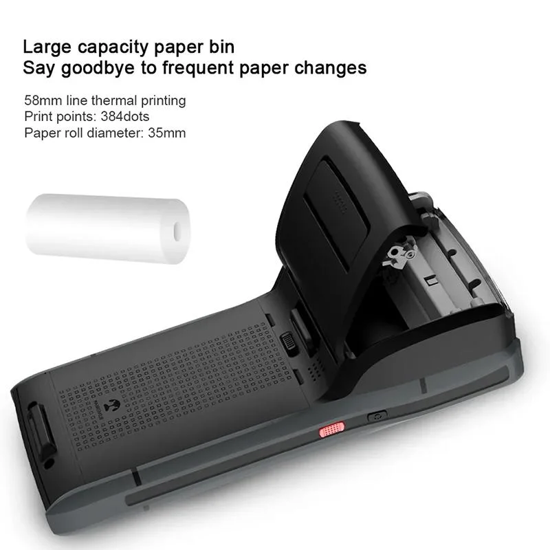 S60 Android 9.0 with Mobile Printer Handheld PDA with Thermal Printer