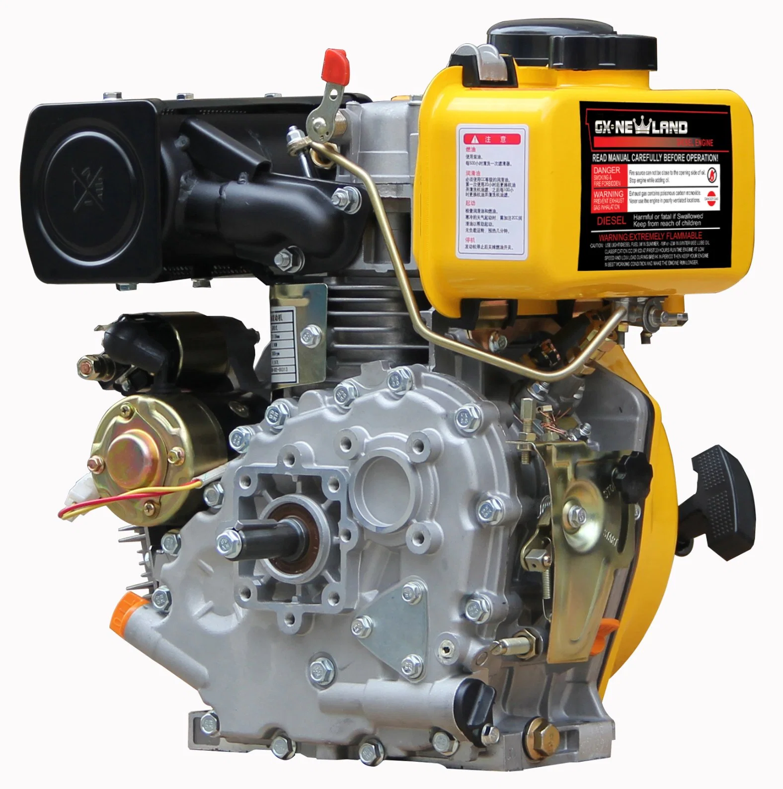 Newland Electric Start 173f 4 Takt Einzylinder-Dieselmotor Maschine