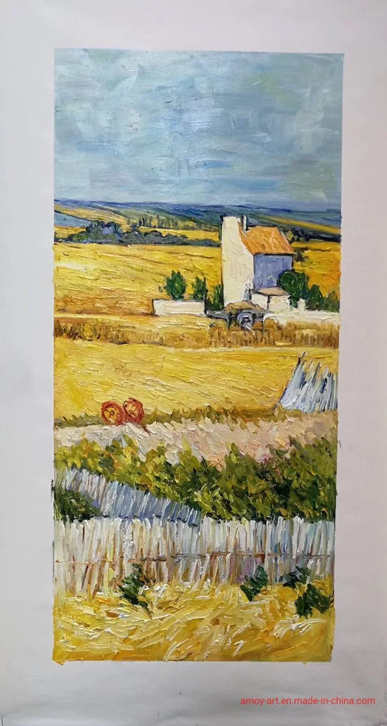 Reproducido de la cosecha de Van Gogh Oleo por Handmade