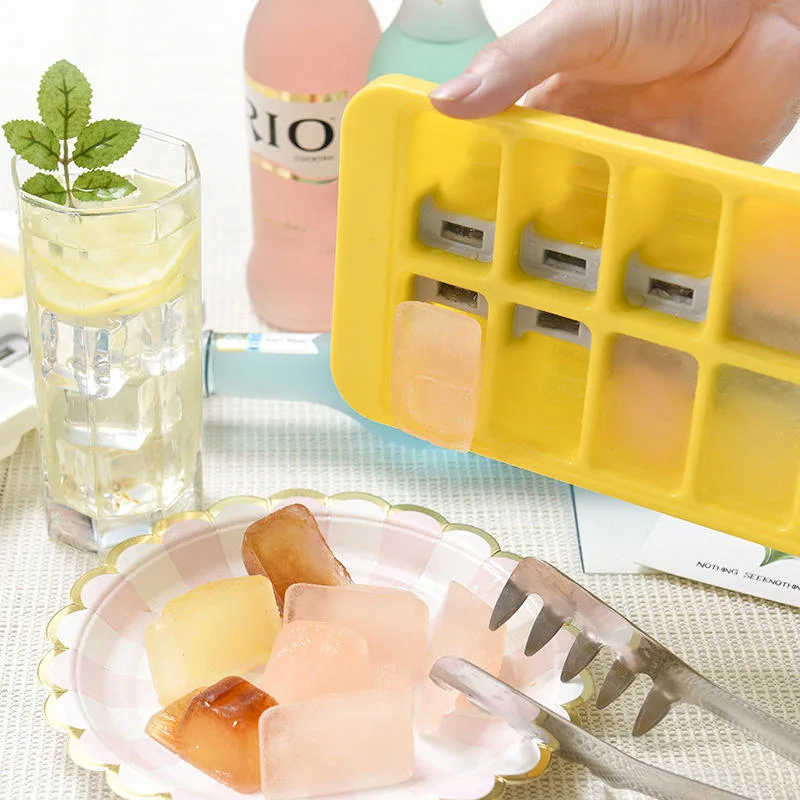 Kitchen Accessories Ice Cube Mold Silicone Ice Cube Tray